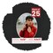 Black Suede Mat Board for 11x15 Frames - Oval Opening for 8.5x11 Photos